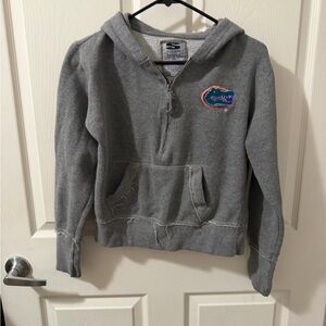 Florida Gators Hoodie Stadium Athletics Gray Zip Hoodie Size M Y2K